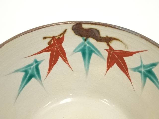 道具 ] - 道具 犬山焼 犬山本窯 尾関作十郎造 雲錦手茶碗（共箱